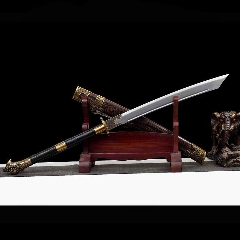汉剑康熙唐横刀锻打一体锰钢