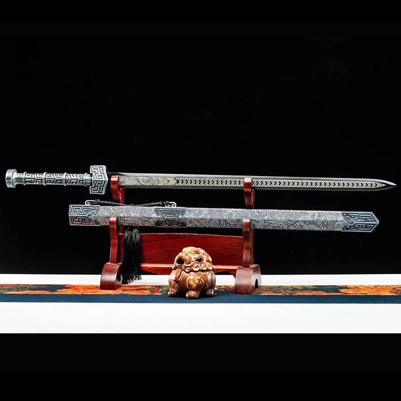 秦剑正品宝剑汉剑真刀剑手工锻打