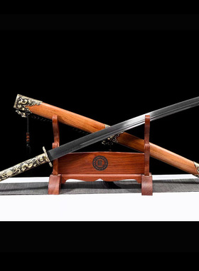 绣春刀花纹钢一体锻打战刀唐