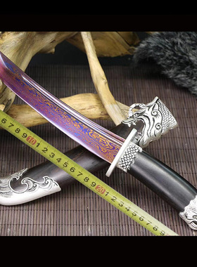 龙泉周匠刀剑宝剑户外短刀袖珍