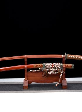 龙泉市刀剑红木影视道具木质太刀