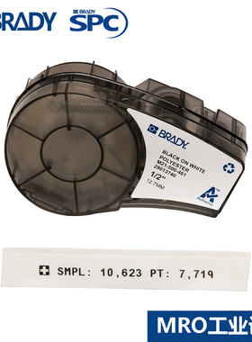 美国贝迪标签机耗材白底黑字耐磨耐腐B414/B7425/B461/B488/B403