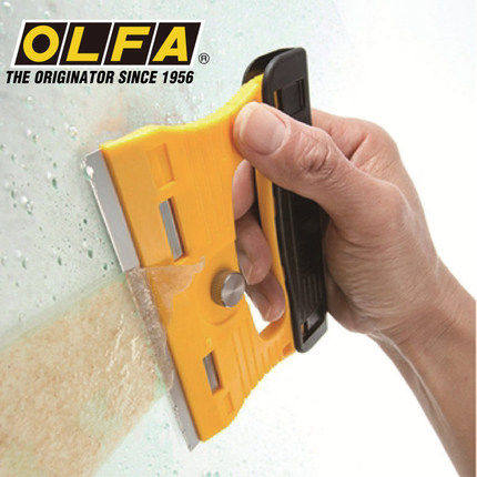 OLFA爱利华不锈钢铲刀玻璃清洁