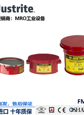 Justrite浸泡罐子清洗台10175\10375\10295/10575FM认证浸罐