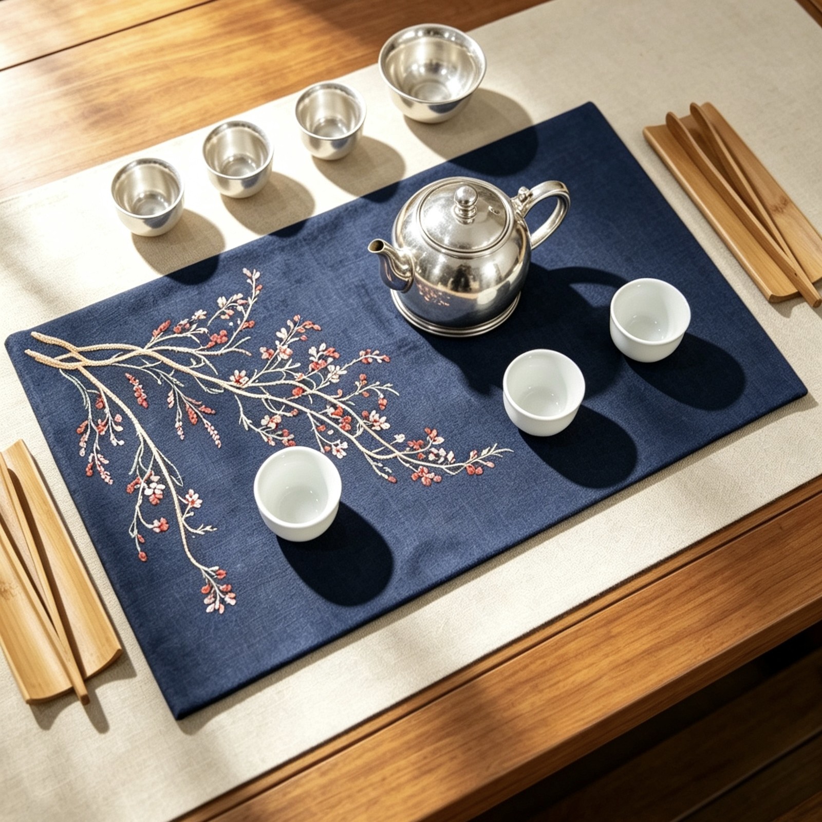 刺子绣材料包山归来手工刺绣花DIY材料包套装复古手绣茶垫送教程