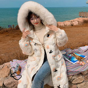 P185 爆款 加厚牛角扣棉衣D6793 长款 K268 大量现货小熊可爱冬季