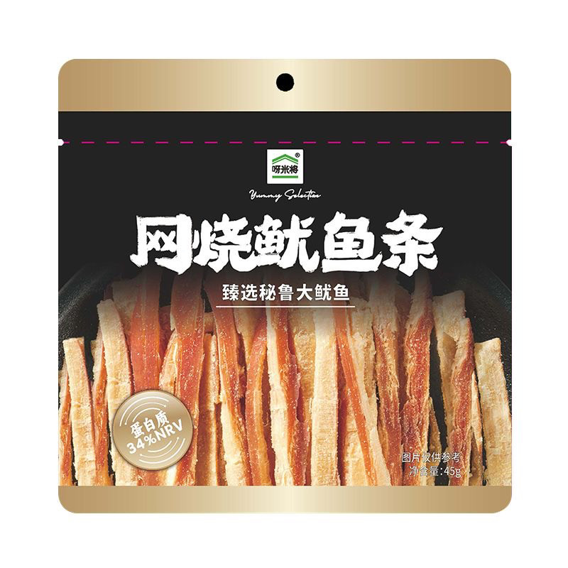全家呀米将系列零食 网烧鱿鱼条45g