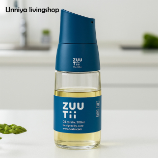 现货zuutii油壶油瓶自动开合玻璃油壶酱油壶白醋料酒壶油瓶油壶