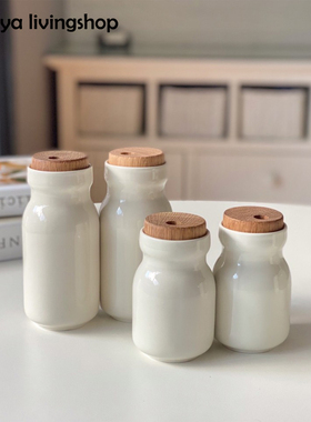现货韩国进口陶瓷调料罐厨房盐罐调味罐tackaon密封防潮调料盒罐