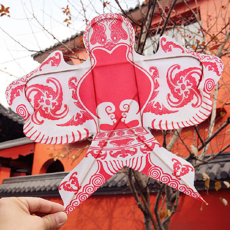 金鱼沙燕半成品民俗手工艺品纸鸢手工竹编复古风筝礼盒装,特色手工艺,风筝,淘宝优惠券,粉丝福利购,淘宝优惠卷