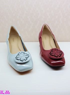 蹀愫2025春季新款浅口羊皮舒适平底单鞋女A65111