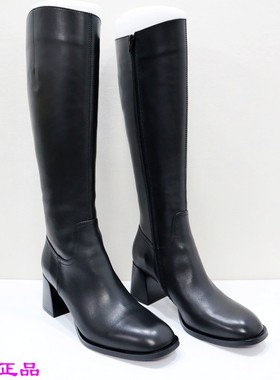 zsazsazsu莎莎苏2024秋冬季高筒高粗跟骑士靴时装长靴ZA54719-12