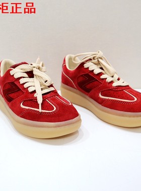 zsazsazsu莎莎苏2025春季安可拉红德训鞋休闲鞋女板鞋ZA65151-31