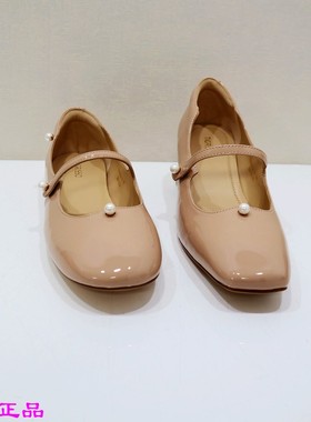 Tigrisso蹀愫2025秋蝶愫一字带方头玛丽珍女鞋气质单鞋TA65512-12