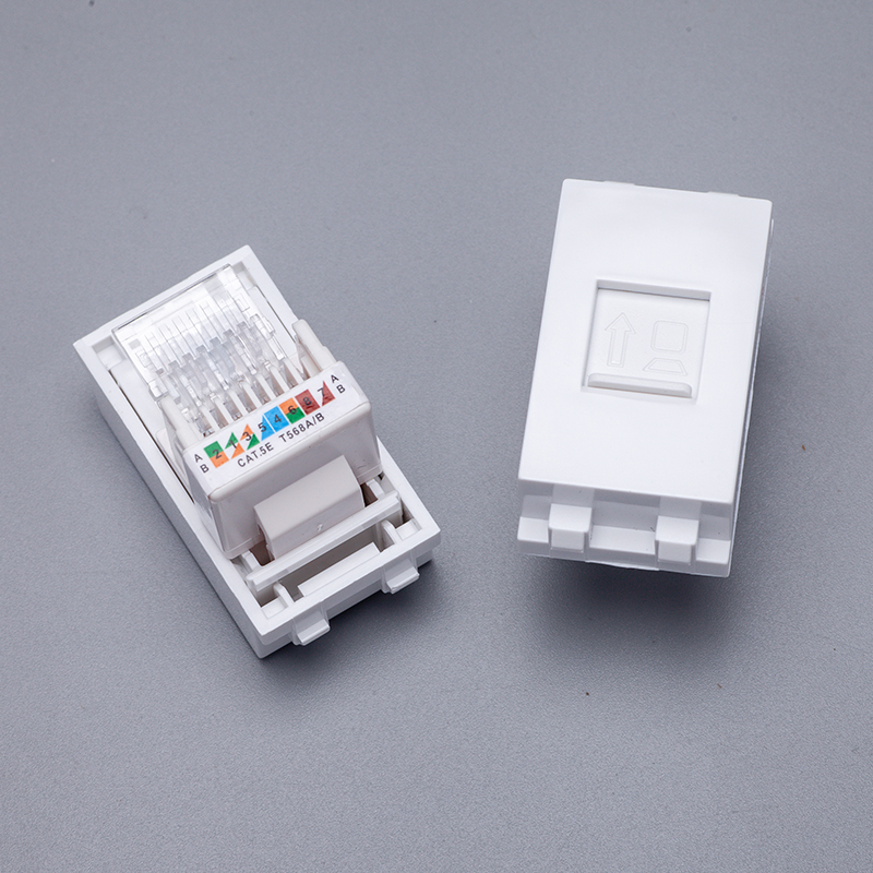 128电脑插座面板一位组装模块