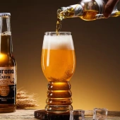 啤酒杯水晶IPA酒吧家用创意精酿商用大号扎啤大容量玻璃杯子