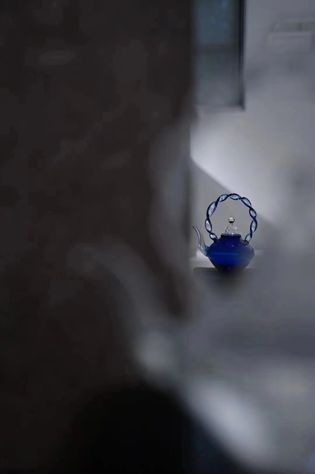 玻心璃语晴丝提梁烧水壶