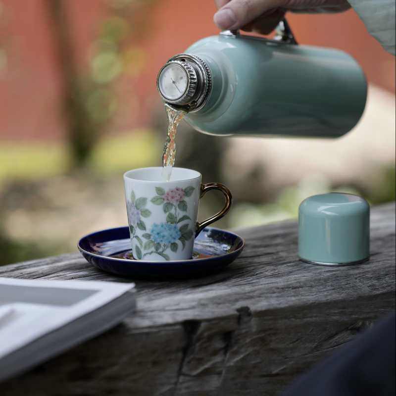 景德镇弥云斋叠蓝没骨绣球花茶咖啡杯限量版茶杯聚香,餐饮具,茶杯,淘宝优惠券,粉丝福利购,淘宝优惠卷