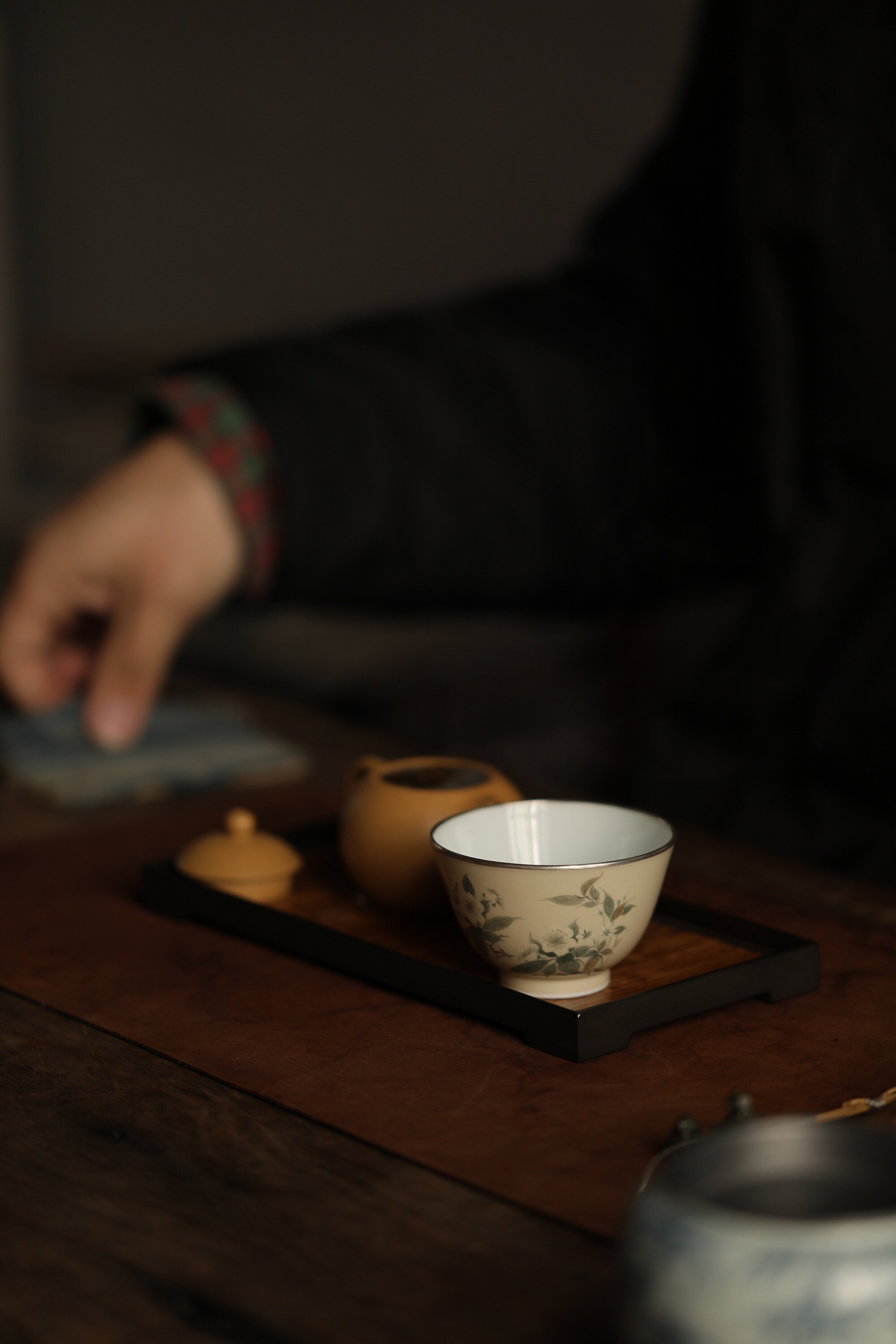 弥云斋映雪.没骨梨花吾杯