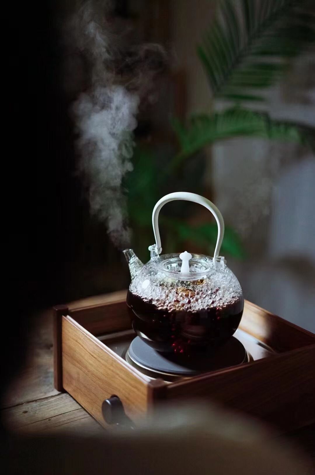 溪山原创玻璃烧水壶煮茶壶提梁壶功夫茶具