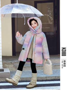 2025新款男女童装羽绒服九成品K088童半成品衣皮翻新加厚定制加工