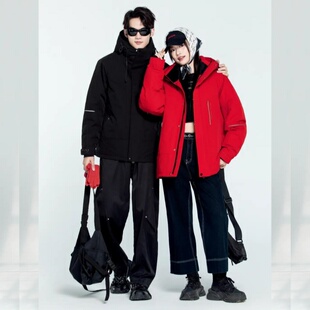 2025款男女同款活面脱卸羽绒服九成品S7917衣皮外壳翻新定制加工