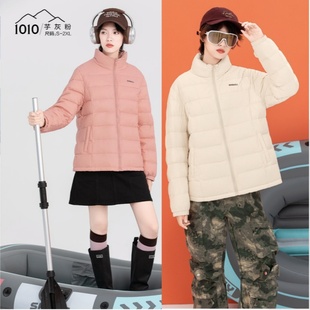 2025款羽绒服半九成品F1010女款时尚休闲短款面包衣壳李翻新订做