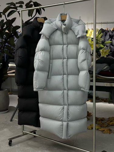 大被子加长连帽95白鹅绒女羽绒服简约大气排骨羽绒加厚保暖外套