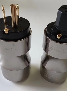 奇力KRELL紫铜镀铑冷冻电源插头HIFI美标K佬二代国标欧标电源头