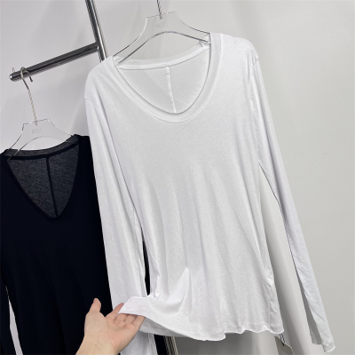 长袖纯色防晒面膜T恤女