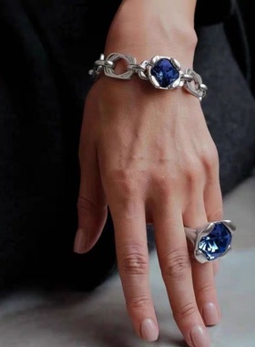 西班牙unode50挂锁色水晶手链