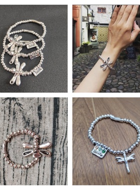 UNOde50健康幸运爱情蜻蜓手链