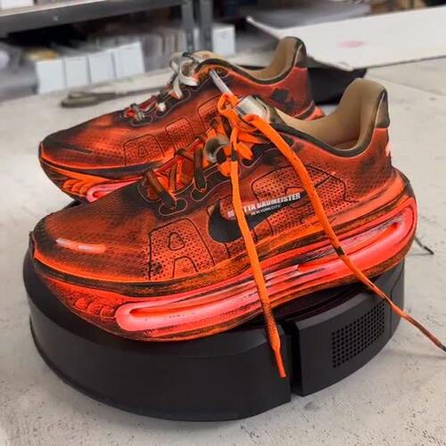 Nike联名款橙色男女脏脏鞋