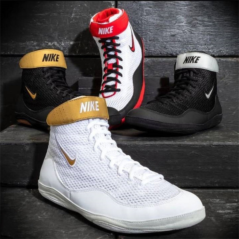 代购耐克男子摔跤鞋 Nike Inflict 3 室内健身深蹲撸铁举重拳击鞋