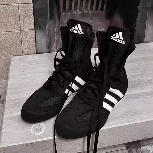 阿迪达斯Adidas格斗搏击摔跤鞋