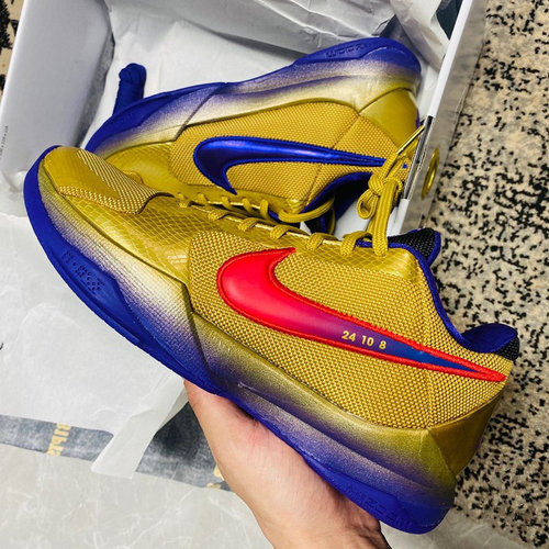 耐克NIKE科比5名人堂紫金篮球鞋