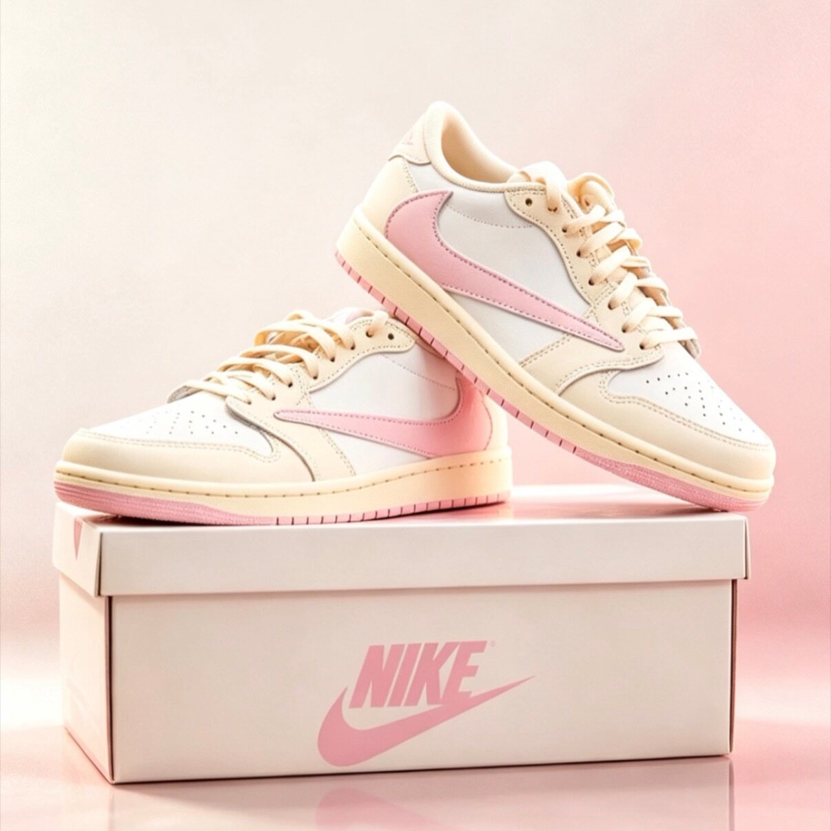 Air Jordan x Travis Scott 1 Low OG 联名款倒钩男女休闲板鞋