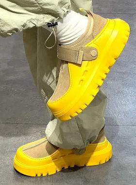 正品 UGG Peakmod Lowcut 新款男女时尚舒适低帮生活休闲鞋黄色