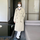现货秋冬风衣外套过膝宽松长款203-F6008-P170-K219，女装风衣，浙宝203
