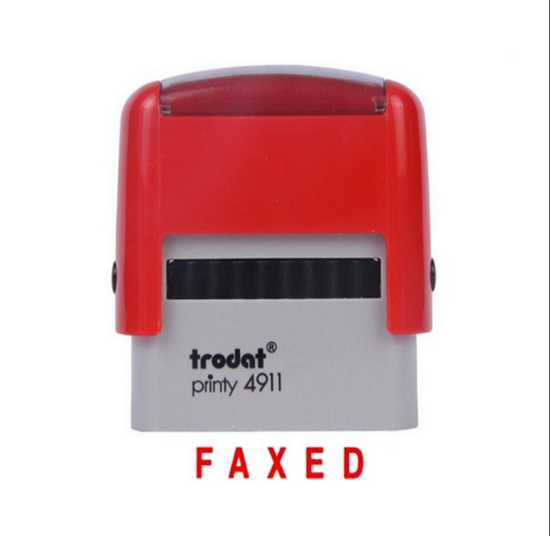 trodat 卓达 E007 回墨印章 FAXED 回墨万次印章 翻斗印章 4911图片