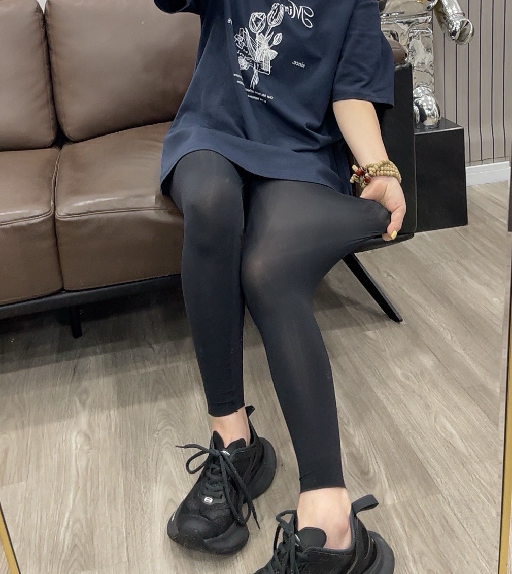 无尴尬线奶皮裤女外穿裸感弹力打底显瘦运动提臀健身九分裤align