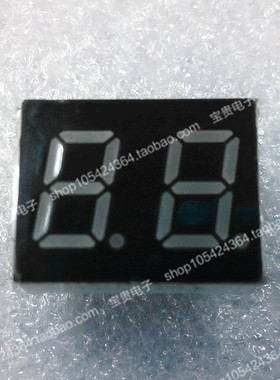 数码管2位 静态 0.4英寸 16脚 4，5公共脚 4201AS /4201BS 高亮红