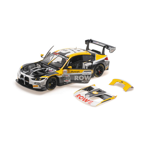 预售 迷你切 1/18 宝马M4 GT3 EVO ROWE 2025斯帕24h 合金模型