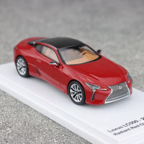 AR 1:64 雷克萨斯LC500 双门跑车 2018 红色/黄色 合金车模