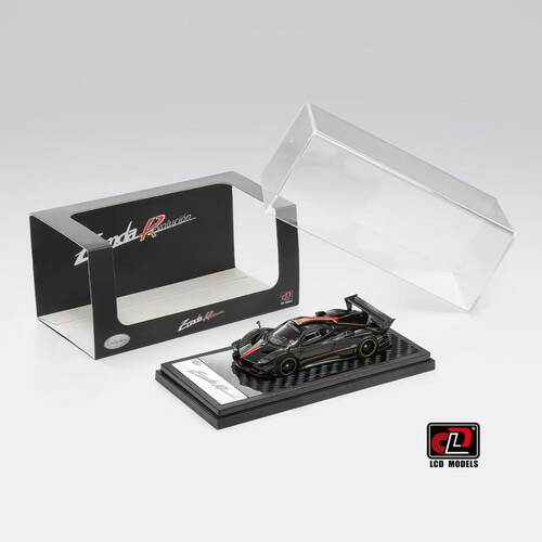 [程逸预售] LCD 1:64 帕加尼ZondaRevo 国旗版 黑碳 合金仿真模型