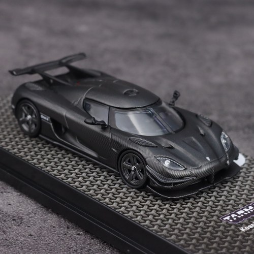 TW 1:64 柯尼塞格Agera One:1 KNC 纯黑碳纤维 合金模型