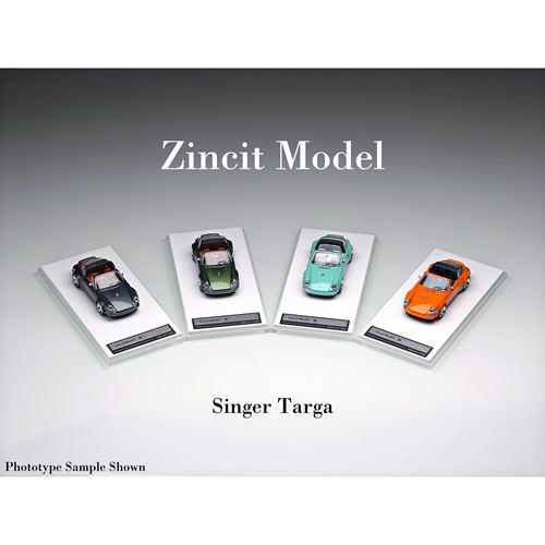 预售Zincit 1:64 保时捷911 (964)Singer Targa敞篷 合金汽车模型