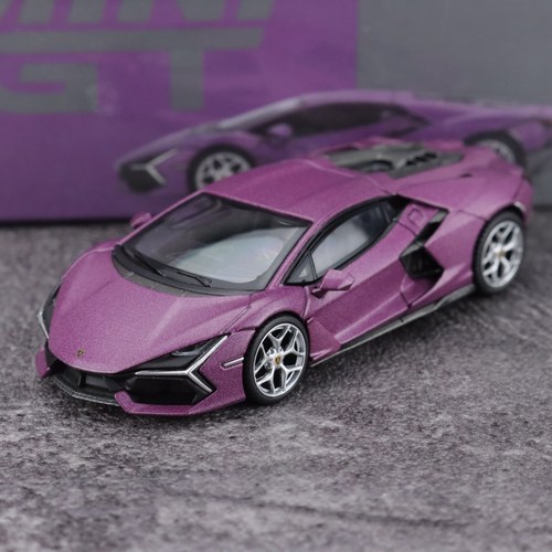 MINIGT 1:64 兰博基尼 Revuelto Viola 30th 哑光紫 合金车模1121