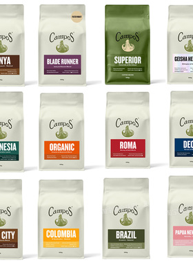 澳洲代购原装直邮campos悉尼网红咖啡豆醇香馥郁丰富油脂 醉人香