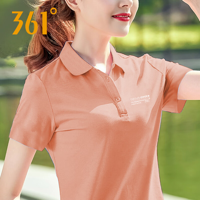 361女装冰丝短袖T恤夏季2025新款女士polo衫薄款官方旗舰店运动服